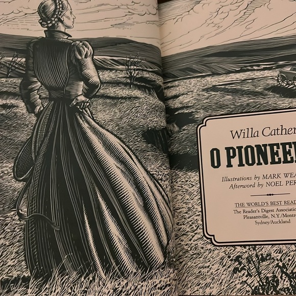 O Pioneers! Willa Cather Hardcover Book EUC 1990 Readers Digest Edition - Picture 5 of 9